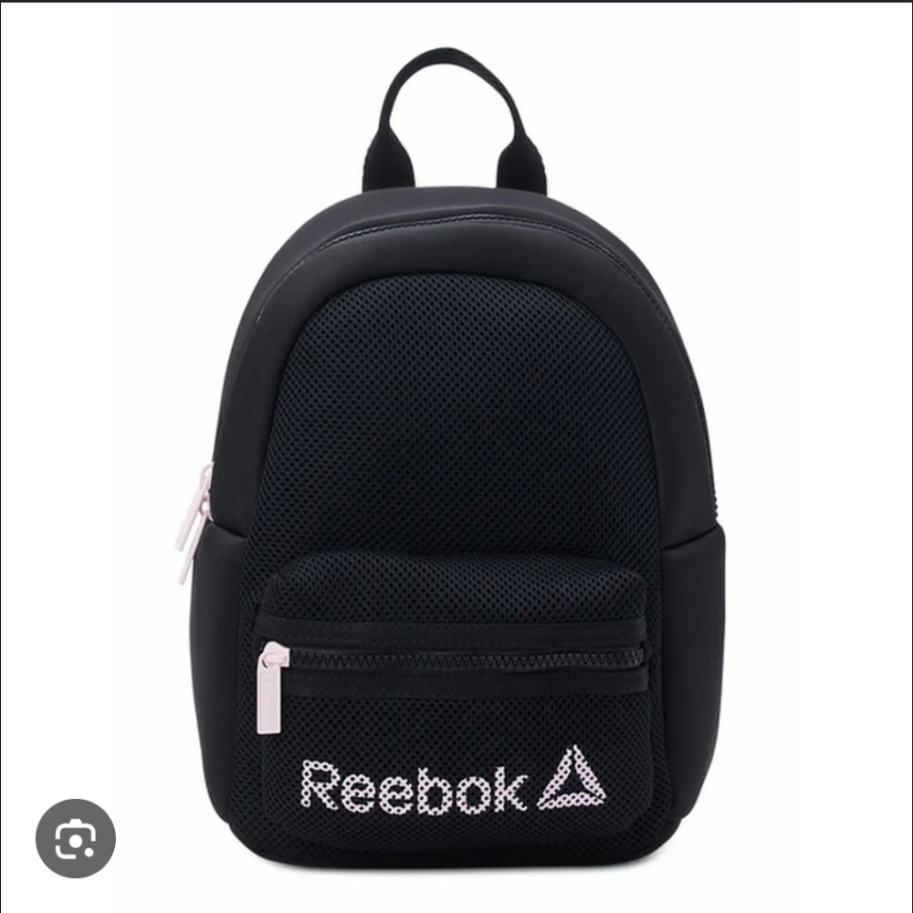 Reebok Evie Mini Black and Pink Backpack